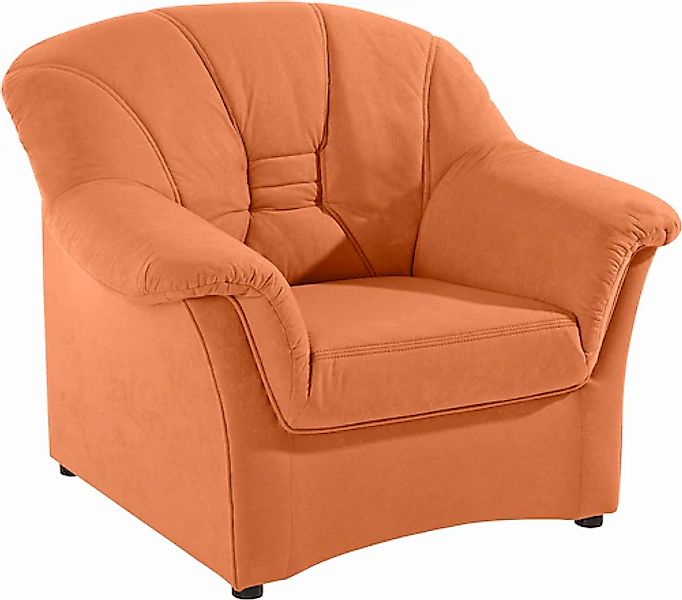 DOMO collection Sessel »Elva, zeitlose Formensprache, elegante Rückensteppu günstig online kaufen