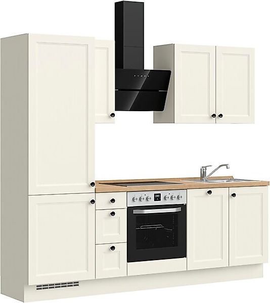 nobilia® Küchenzeile »"Cascada II"«, vormontiert, Breite 240 cm, Ausrichtun günstig online kaufen