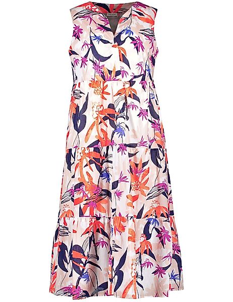 GERRY WEBER A-Linien-Kleid Midikleid mit Stufenverarbeitung günstig online kaufen