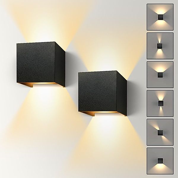 Simloveve Wandleuchte 2 Stück LED Wandleuchte günstig online kaufen
