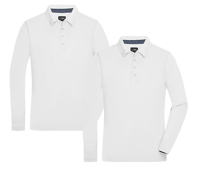 James & Nicholson Langarm-Poloshirt Doppelpack Sportliches Herren Langarm P günstig online kaufen