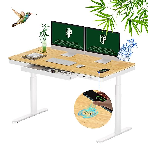 FLEXISPOT Schreibtisch Höhenverstellbarer Schreibtisch MIT Schubladen günstig online kaufen