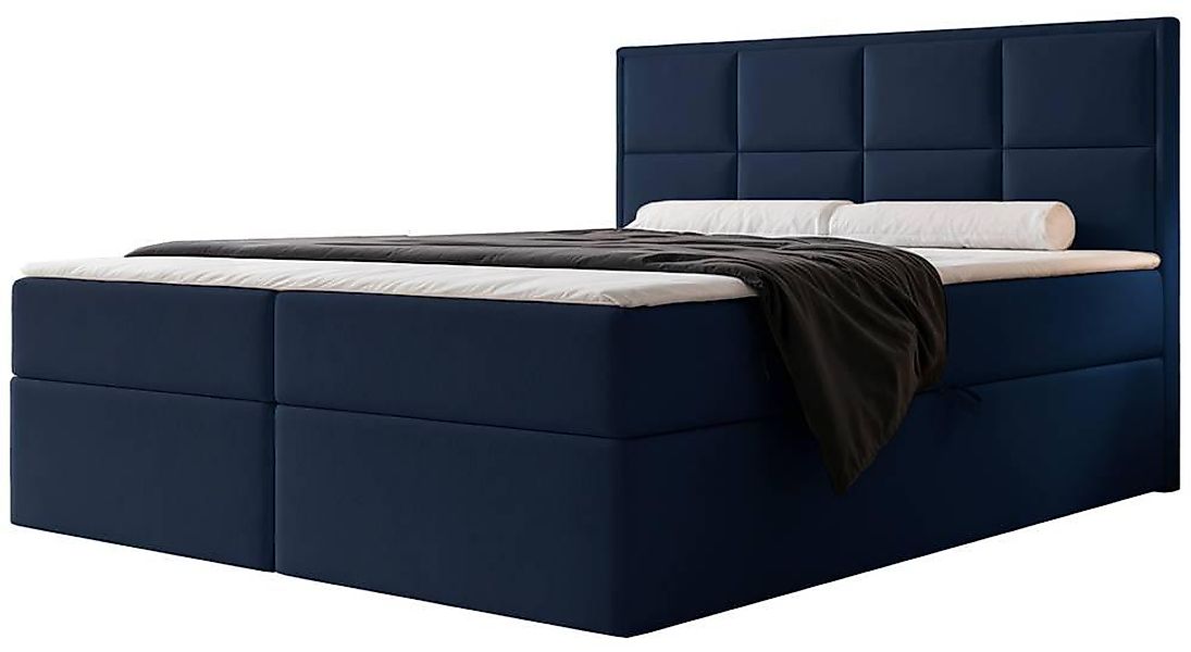NADUVI Collection | Boxspringbett Antonia Samt mit Stauraum 180x200 günstig online kaufen