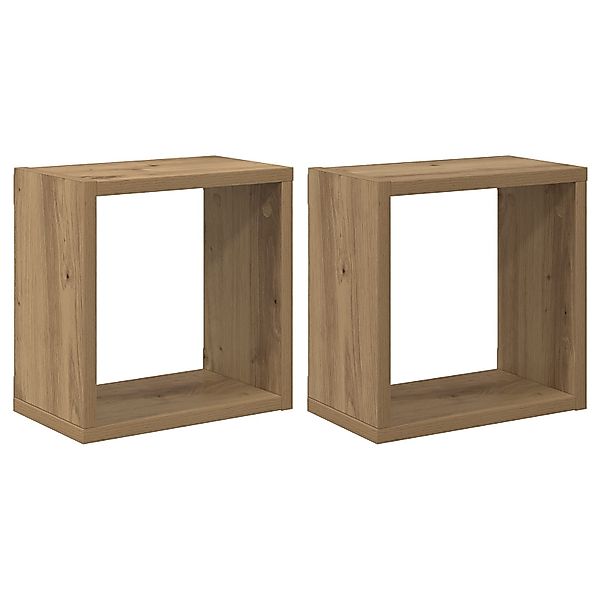 vidaXL Regal Wandregale Artisan-Eiche MDF 26 günstig online kaufen
