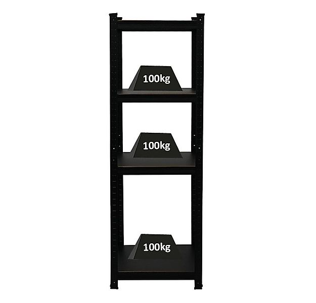 PROREGAL® Schwerlastregal Wohnregal Designregal Series RAGNAR Fachlast 100k günstig online kaufen