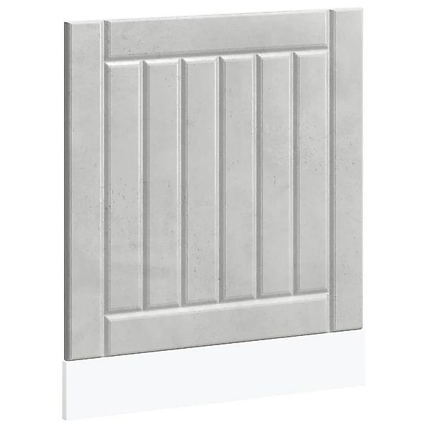 vidaXL Geschirrspülerblende Lucca Betongrau Holzwerkstoff 853901 günstig online kaufen