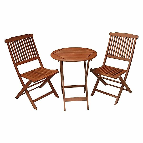 Jardinion Balkonmöbel Set 3 Teilige Balkontisch und Balkonstühle Klappbar B günstig online kaufen