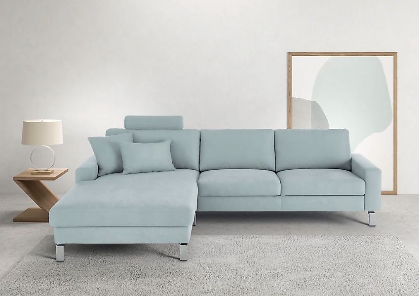 3C Candy Ecksofa "Lecce, wahlweise PUR-Schaumstoff oder Tonnentaschenfederk günstig online kaufen