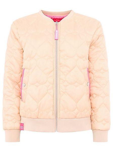 Zwillingsherz Bomberjacke Zwillingsherz Bomberjacke "Be Happy" Neon-Rand günstig online kaufen