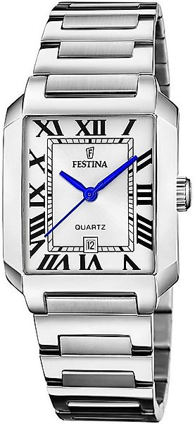 Festina Quarzuhr On The Square F20679/1, Armbanduhr, Damenuhr, Edelstahlarm günstig online kaufen
