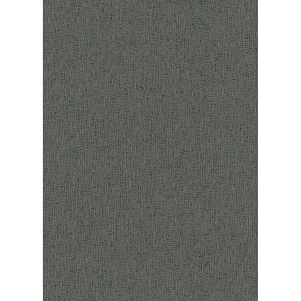 Erismann Vliestapete Collage Weave 10,05 m x 0,53 m Schwarz günstig online kaufen