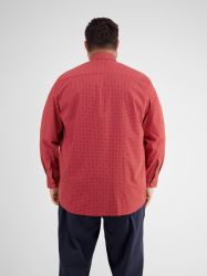 LERROS Langarmhemd "LERROS Modisches Hemd mit Haifischkragen, gemustert" günstig online kaufen