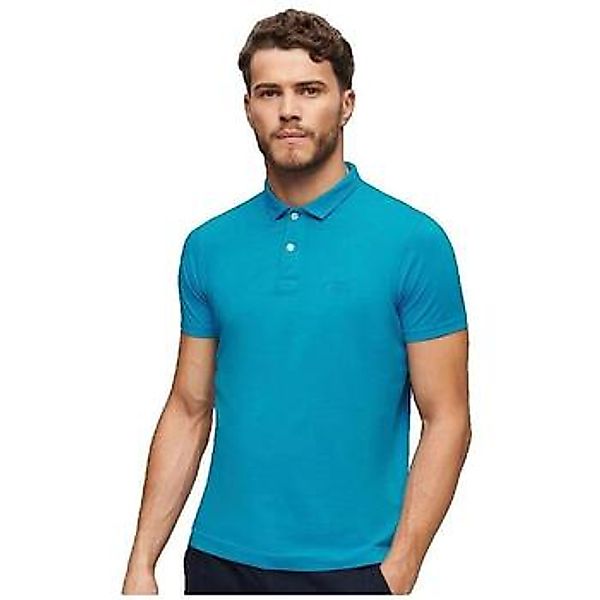 Superdry  Poloshirt Polo  Essential Logo Neon bleu slim günstig online kaufen