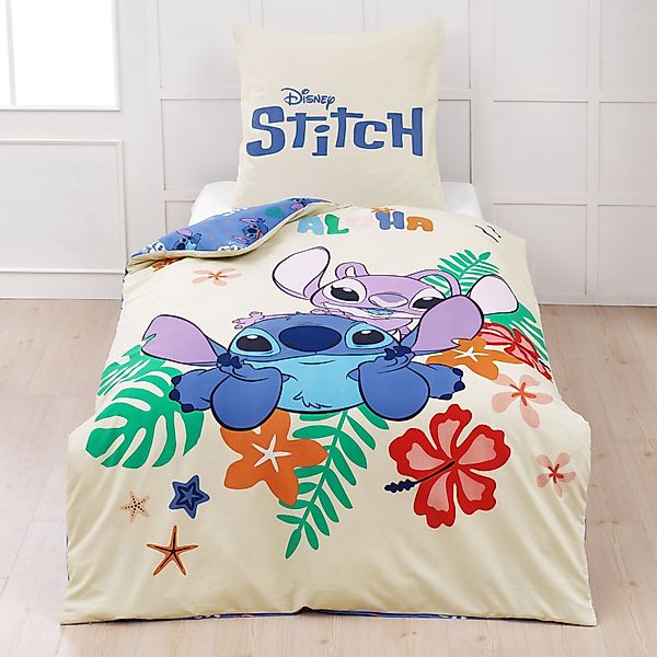 MTOnlinehandel Bettwäsche Lilo & Stitch 135x200 günstig online kaufen