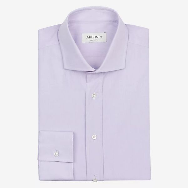 Hemd  einfarbig  violett 100% reine baumwolle zefir, kragenform  modernisie günstig online kaufen
