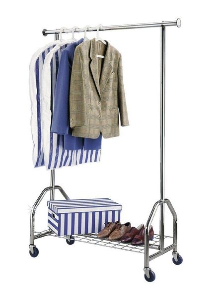 WENKO Garderobenständer Kleiderständer Profi verchromt, (1 günstig online kaufen