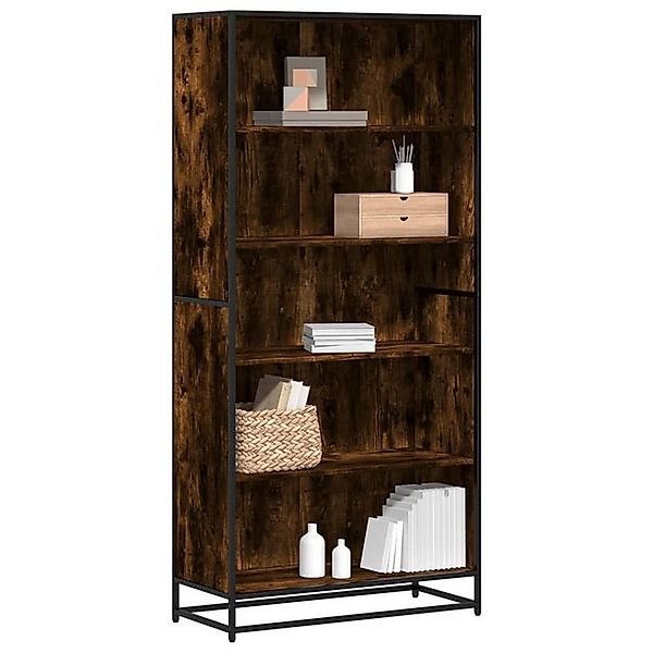 vidaXL Bücherregal Bücherregal Räuchereiche 80,5x35x170,5 cm Holzwerkstoff günstig online kaufen