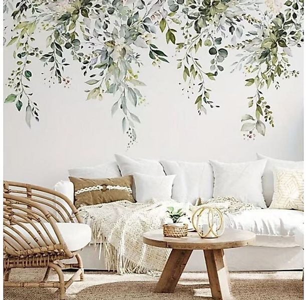 Montegoni Wandsticker Wandsticker Grüne Blätter & Florale Motive, Selbstkle günstig online kaufen