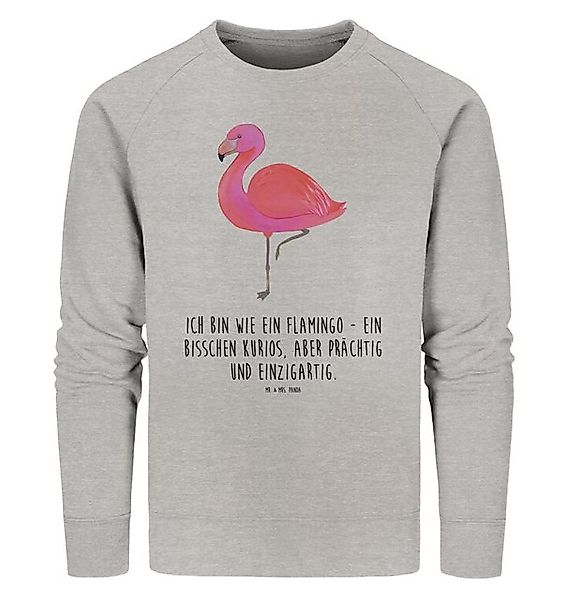 Mr. & Mrs. Panda Longpullover Flamingo Classic Größe L - Heather Grey - Ges günstig online kaufen