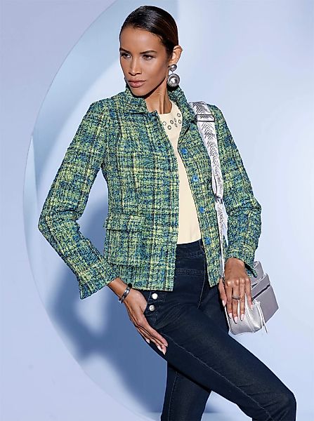 creation L Jackenblazer "Bouclé-Blazer" günstig online kaufen