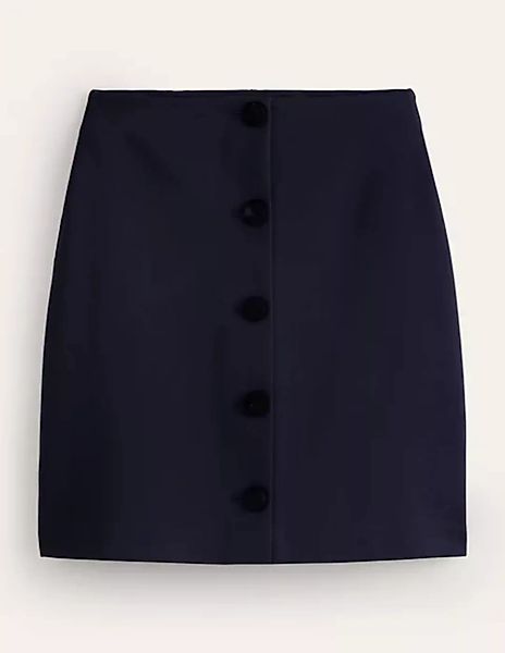 Jersey-Minirock mit Knöpfen Damen Boden, Marineblau günstig online kaufen