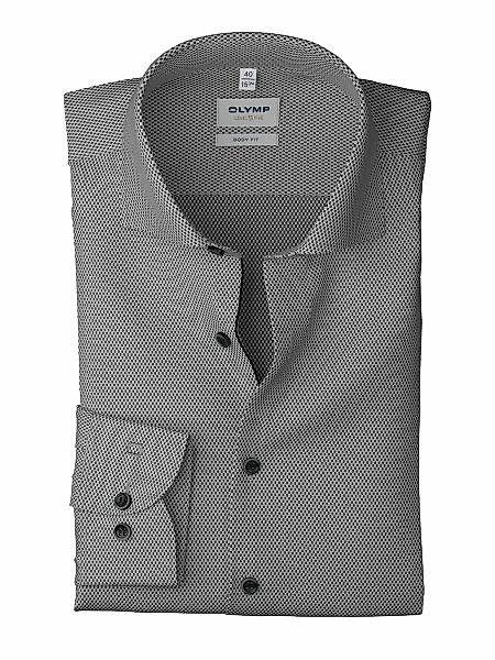 OLYMP Langarmhemd "Level Five", body fit, Businesshemd, Minimalprint, Royal günstig online kaufen