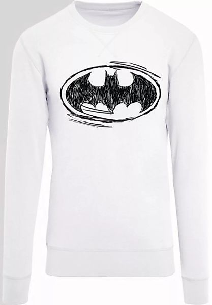 F4NT4STIC Rundhalspullover F4NT4STIC Herren Batman Sketch Logo with Light C günstig online kaufen
