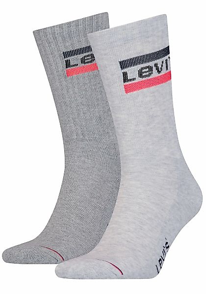 Levis Socken "LEVIS REGULAR CUT SPRTWR LOGO 2P", (Packung, 2 Paar, 2er Pack günstig online kaufen