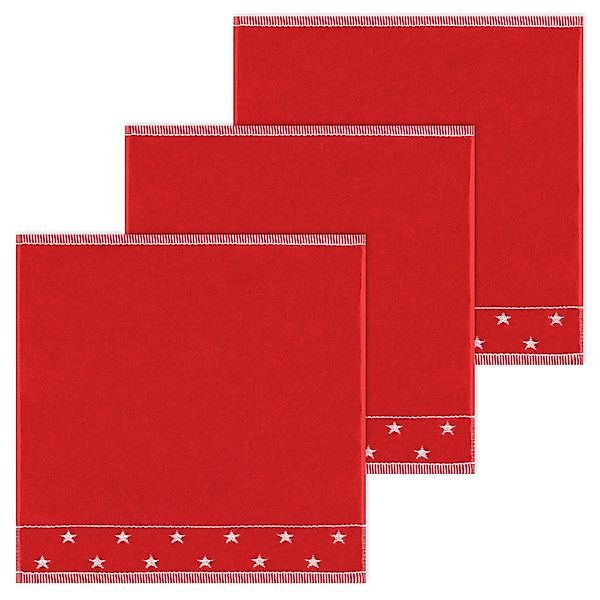 Kracht Geschirrtuch Sternchen, (Set, 3-tlg., Set), günstig online kaufen