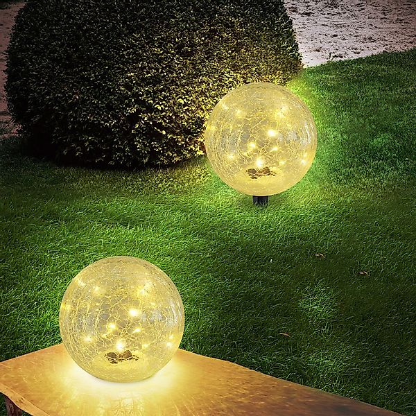 bmf-versand LED Solarleuchte Solarleuchte Garten Kugel günstig online kaufen
