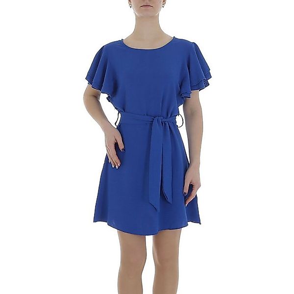 Ital-Design Sommerkleid Damen Freizeit (86164385) Kreppoptik/gesmokt Minikl günstig online kaufen