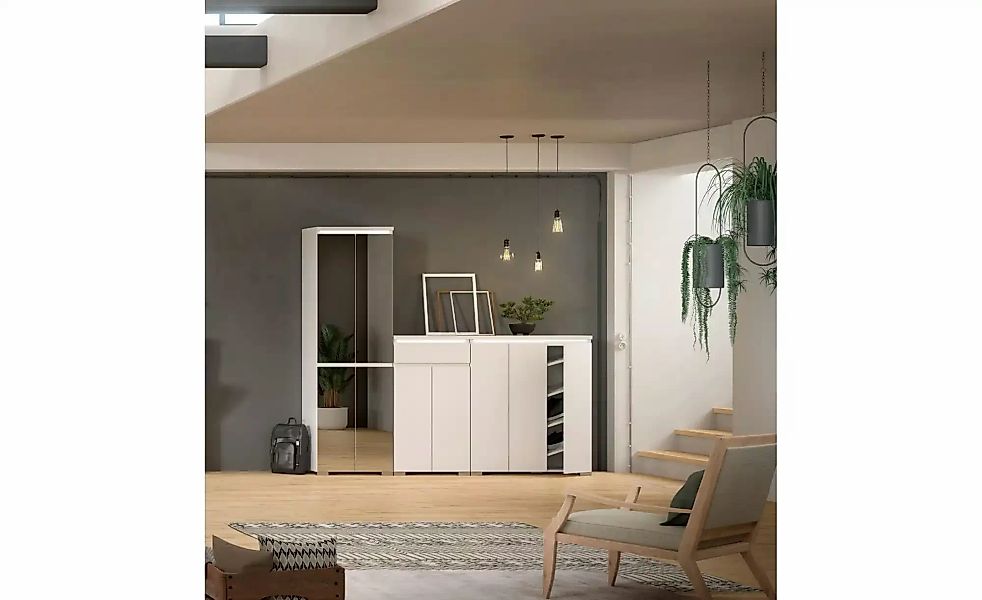 uno Schuhschrank   ¦ weiß ¦ Maße (cm): B: 60 H: 193 T: 40.0 Garderoben & Kl günstig online kaufen