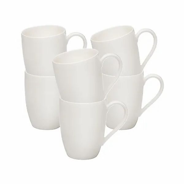 vivo Villeroy & Boch Group Becher »Kaffeebecher Basic White 260 ml 6er Set günstig online kaufen