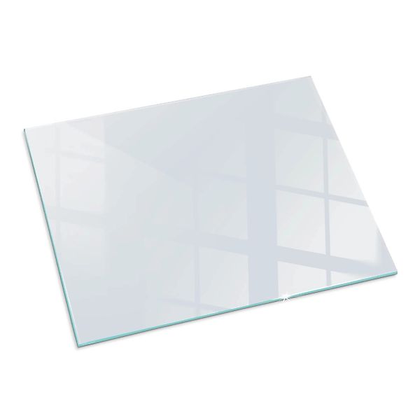 Tulup Glasplatte für Kamin Weiß Funkenschutzplatte Kaminöfen Rechteck 80x60 günstig online kaufen