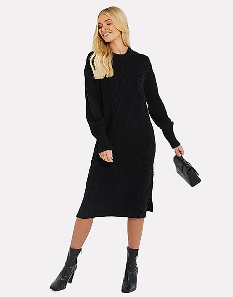 Threadbare Jerseykleid THB Harley Cable Knit günstig online kaufen