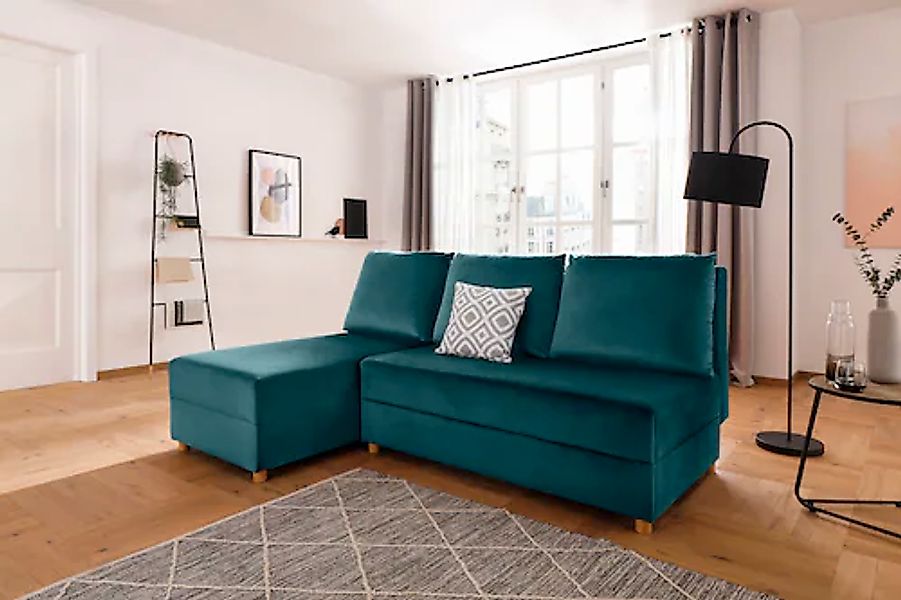 INOSIGN Ecksofa "Mick L-Form", Longchair links/rechts montierbar, wahlweise günstig online kaufen