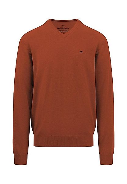 FYNCH-HATTON Strickpullover - Legerer Strickpullover mit V-Ausschnitt, günstig online kaufen