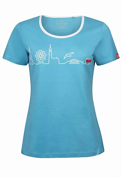 Elkline T-Shirt Little Things VW Bulli Reise Brust und Rücken Print günstig online kaufen