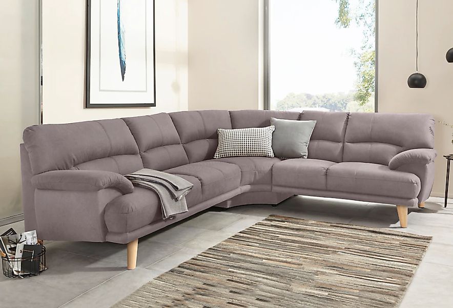 TRENDMANUFAKTUR Polsterecke »Cecilia, italienisches Designsprache, modern u günstig online kaufen