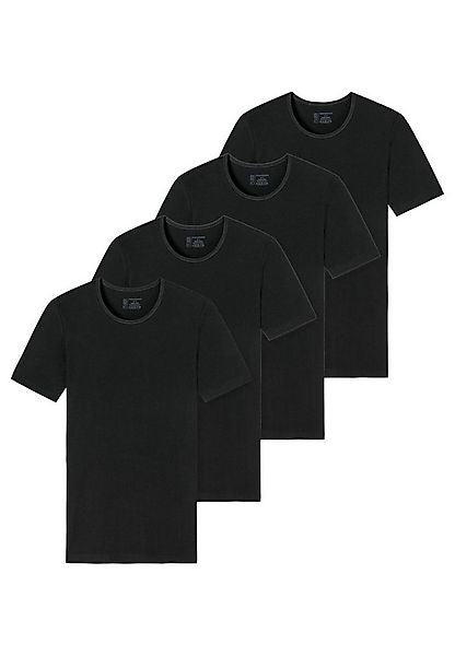 Schiesser Unterhemd 4er-Pack - 95/5 - Organic Cotton (Spar-Set, 4-St) Unter günstig online kaufen