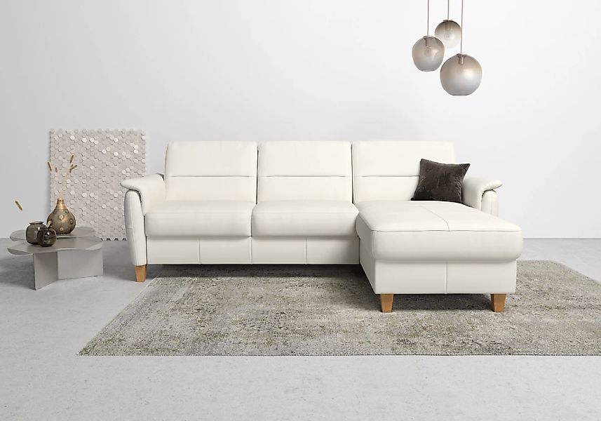 Home affaire Ecksofa "Palmera L-Form, B: 244 cm" optional Bettfunktion & Be günstig online kaufen
