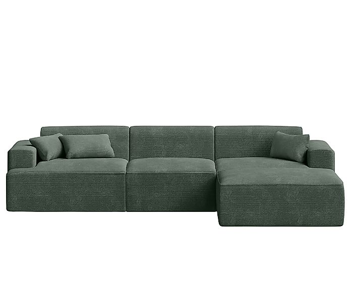 skølm Ecksofa Freki aus Cord, Dunkelgrün, günstig online kaufen