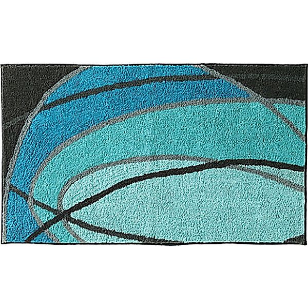 REDBEST Badematte Badematte "Lynn", Höhe 20 mm, eckig, Grafik günstig online kaufen