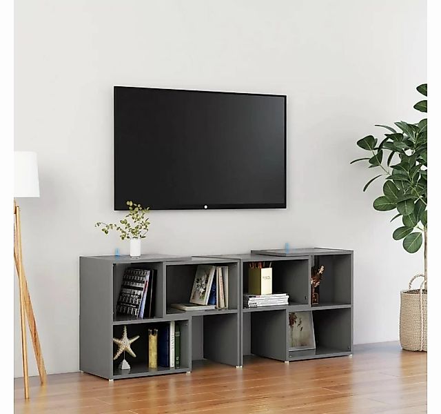 furnicato TV-Schrank Grau 104x30x52cm Holzwerkstoff günstig online kaufen