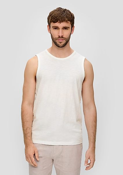 s.Oliver Shirttop Ärmelloses Shirt aus Baumwolle günstig online kaufen