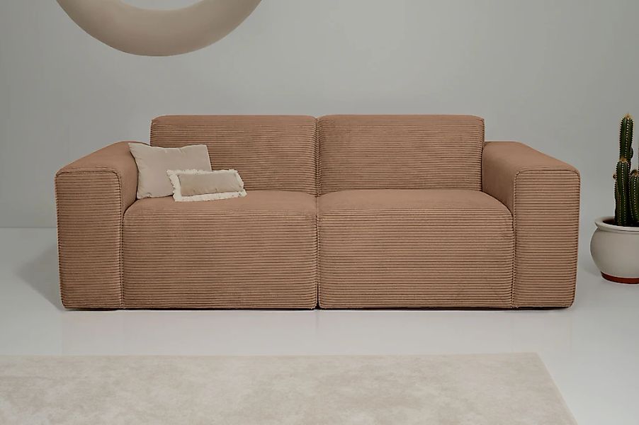 OTTO home 2-Sitzer "Clayton Kompaktsofa Breite 202 cm" in einem trendigen C günstig online kaufen