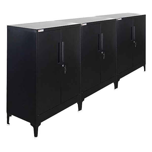 PROREGAL MegaDeal 3x Flügeltürenschrank ELEPHANT Mit Beinen & 2 Türen Absch günstig online kaufen