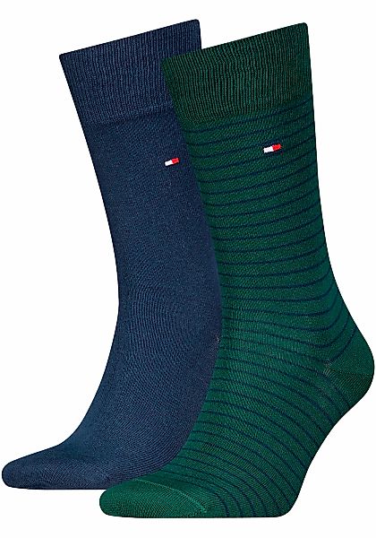 Tommy Hilfiger Socken "TH MEN SMALL STRIPE SOCK 2P", (2 Paar), mit diskrete günstig online kaufen