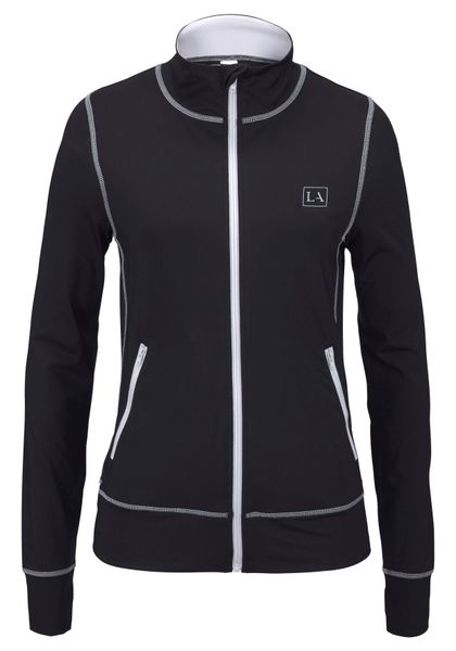 LASCANA ACTIVE Trainingsjacke "Black Marble" Trainingsjacke mit Kontrastnäh günstig online kaufen