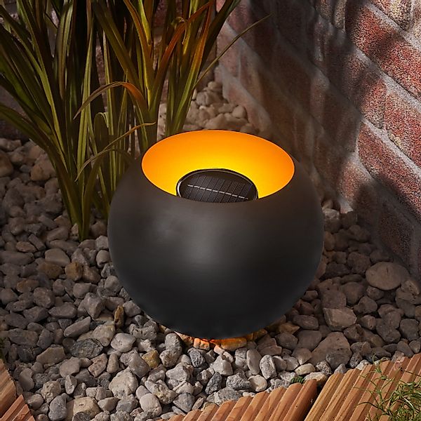 esotec LED Gartenleuchte Solar Feuerschale FIRE günstig online kaufen